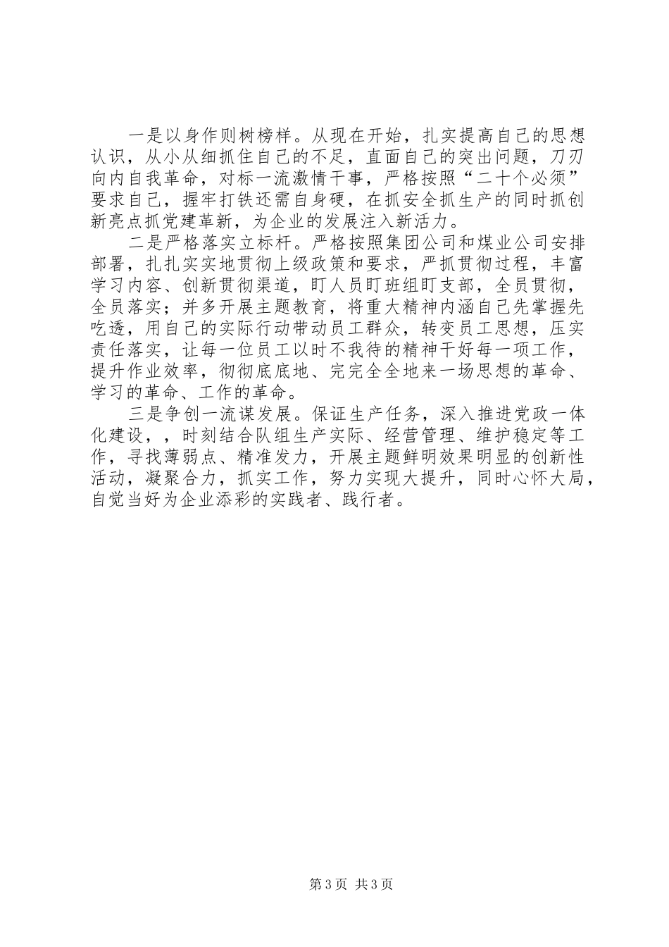 主井皮带队队长述职报告_第3页