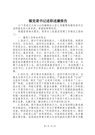 镇党委书记述职述廉报告 (29)