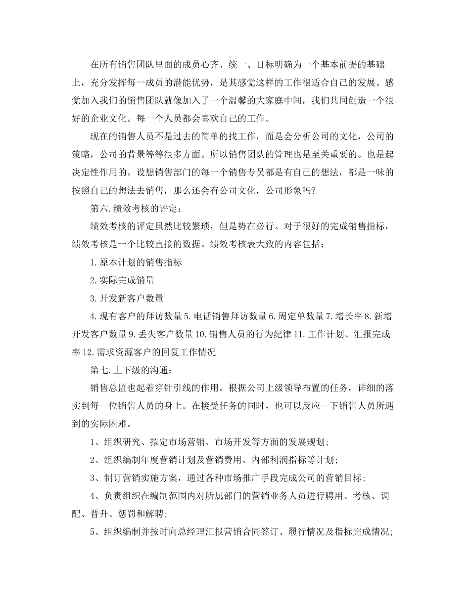 销售总监工作计划怎么写例文_第3页