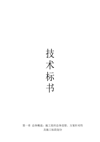 城市污水管网改造工程施工组织设计
