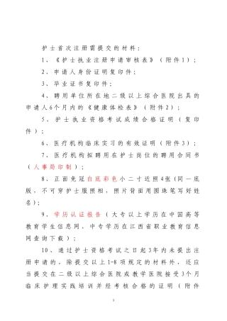 护士注册表(全套)