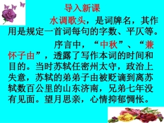 水调歌头(明月几时有)-(3)