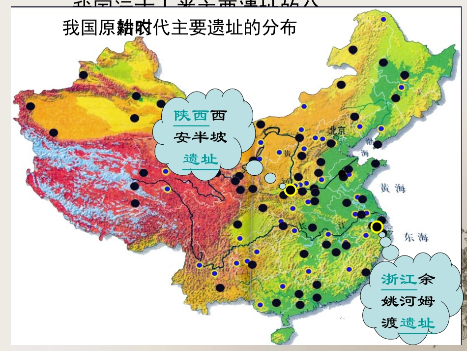 河南省淮阳县西城中学七年级历史上册《第2课文明入口的氏族村落》课件-中华书局版_第3页