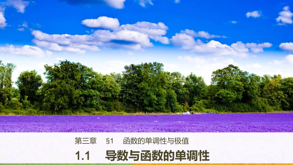 1.1导数与函数的单调性_第1页