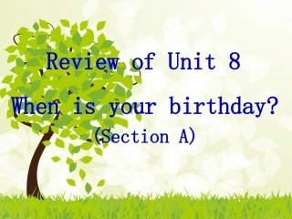 七年级英语unit8review