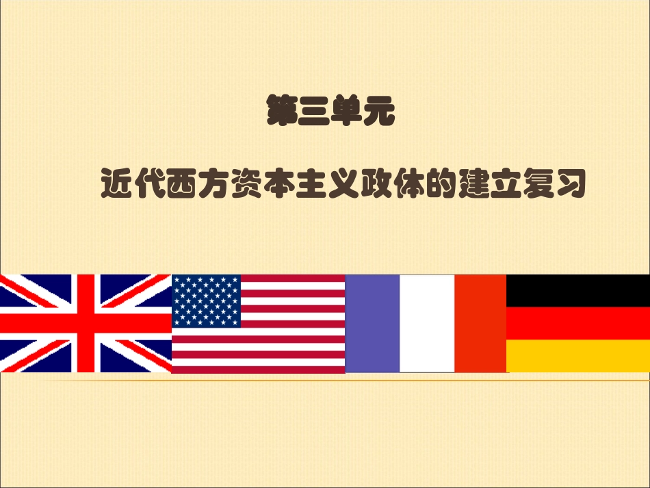 岳麓版历史必修一第三单元复习_第1页