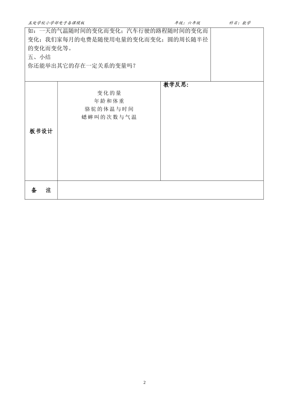 电子教学设计备课变化的量_第2页