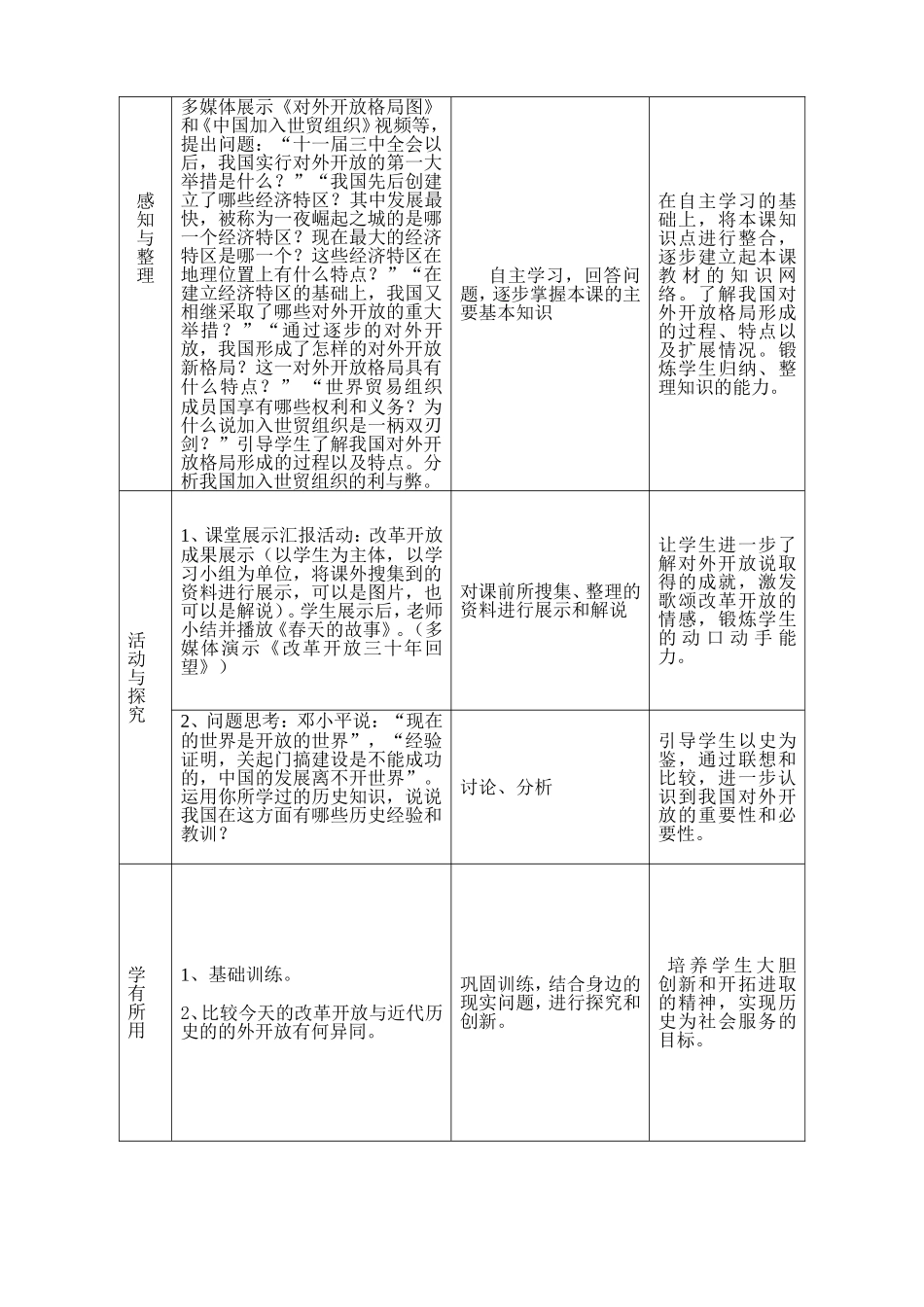 对外开放格局的的初步形成的教案_第2页