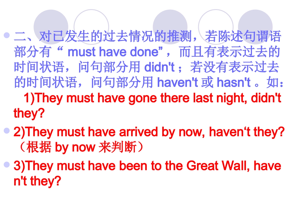 情态动词表示推测_第3页