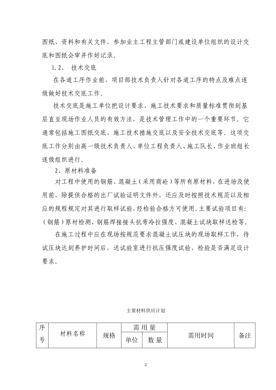 基础长螺旋钻孔灌注桩施工组织设计_第2页