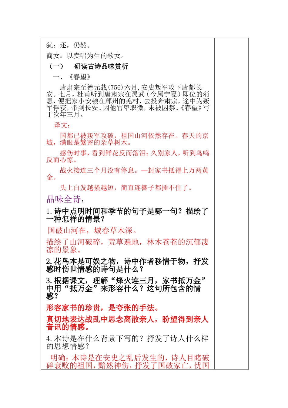 古诗四首电子教案_第2页