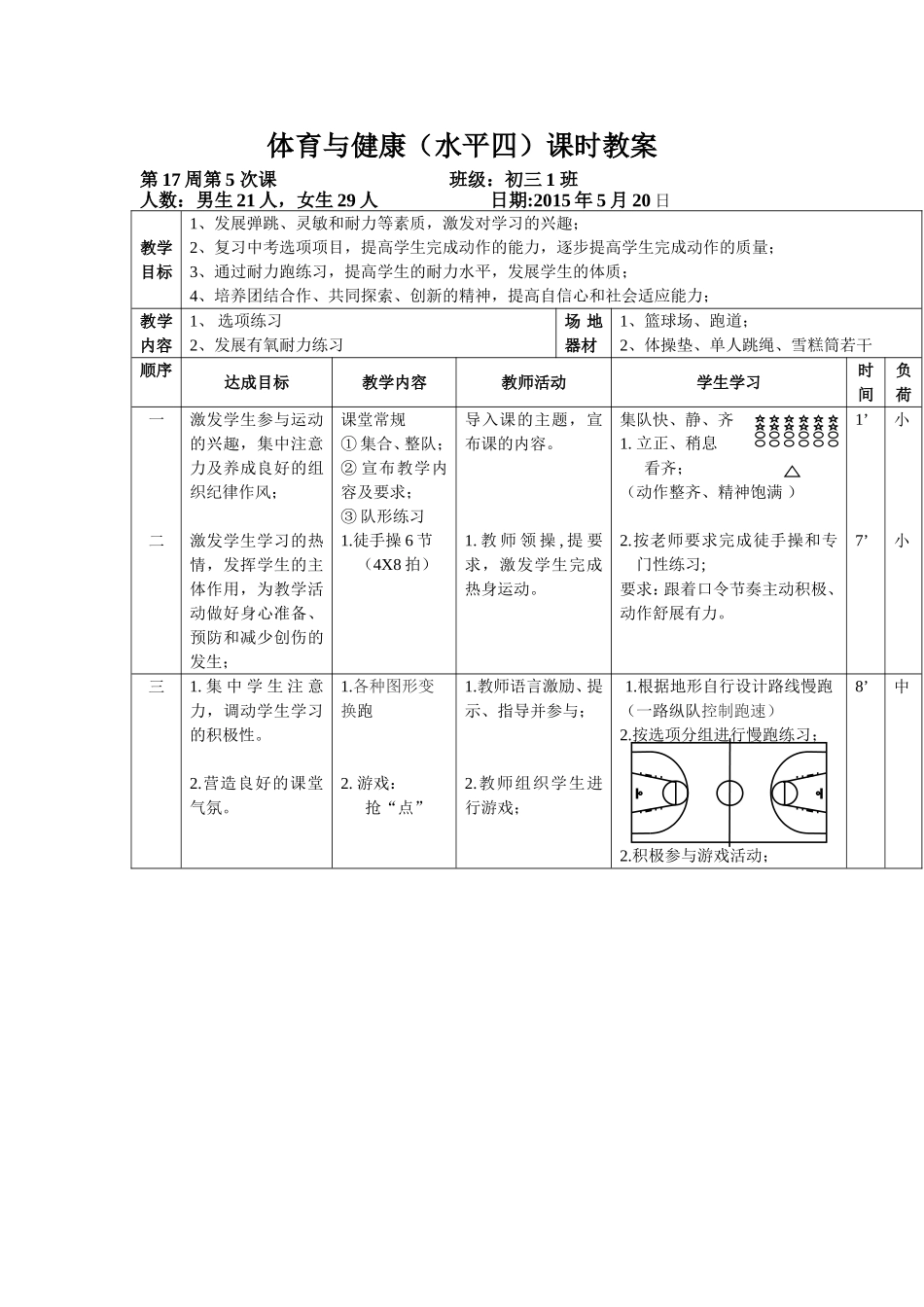 合作学习教学模式为主的体育教案_第3页