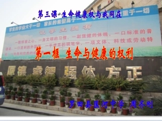 生命和健康的权利