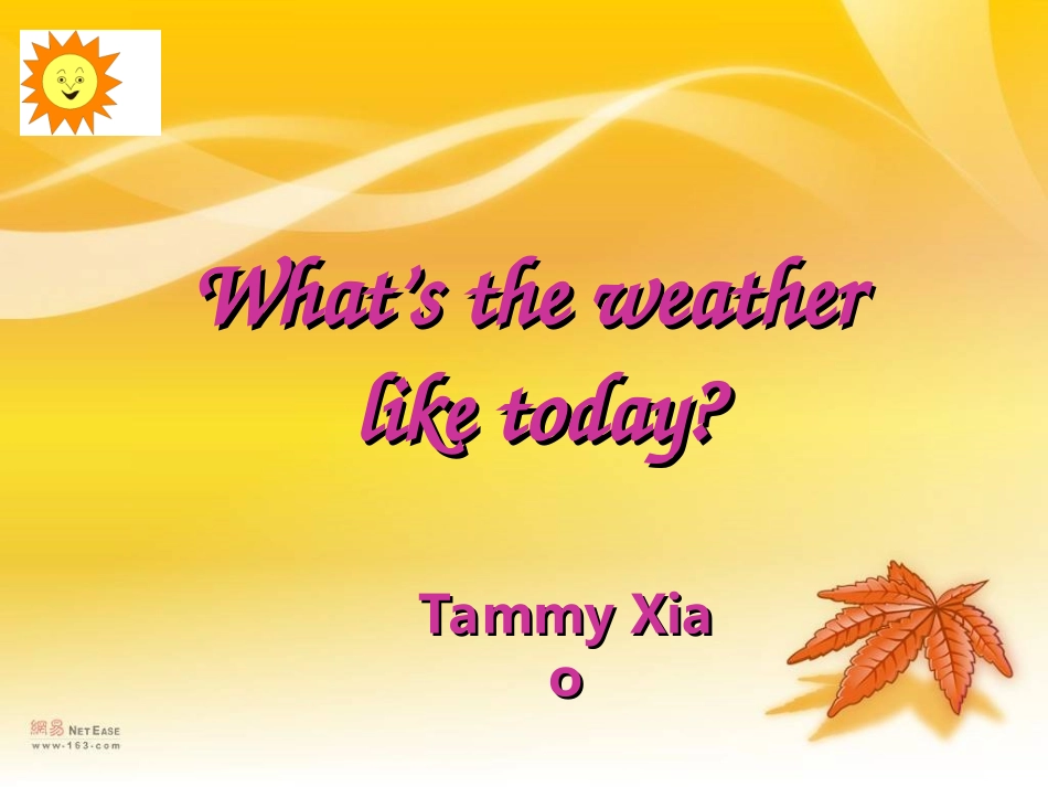 天气~~英语课件_第1页