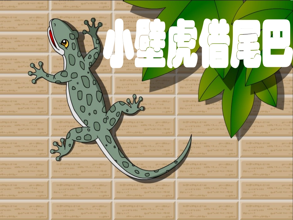小壁虎借尾巴（公开课课件）_第1页