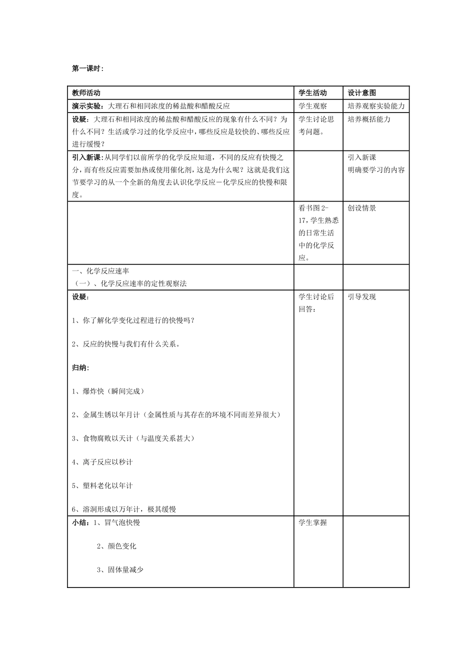 化学反应速率教案_第2页