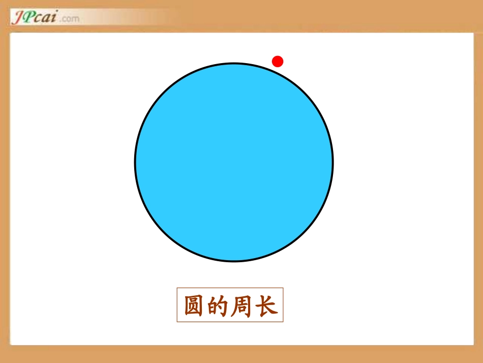 新课标人教版小学数学六年级上册《圆的周长》课件_第3页