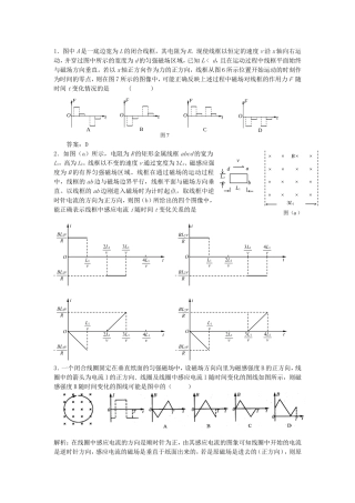 电磁感应图像