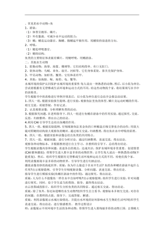 常见的水中动物