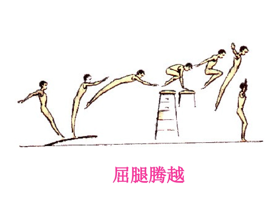 小学五年级体育屈腿腾越课件(1)_第2页