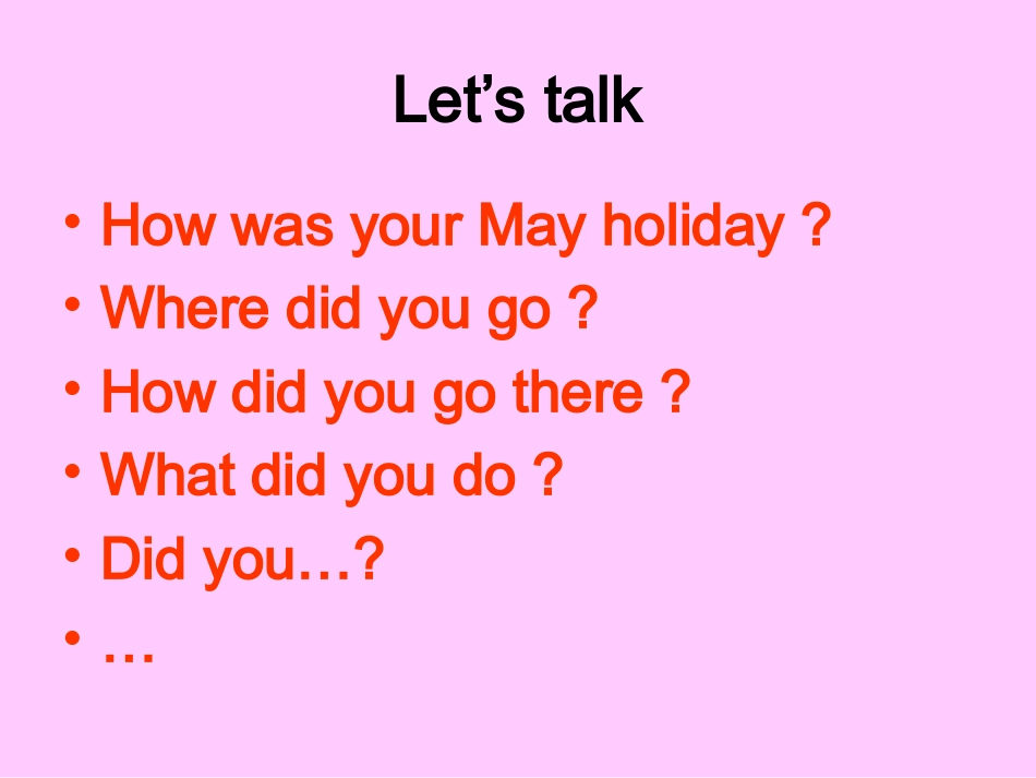 小学英语_6_时态复习_课件_第2页