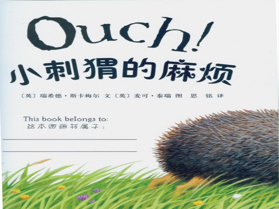 绘本《小刺猬的麻烦》_第2页