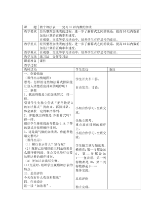 复习10以内数的加法