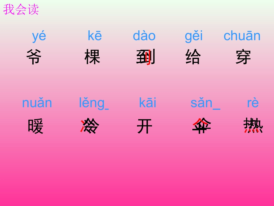 一年级语文《爷爷和小树》PPT课件2_第2页