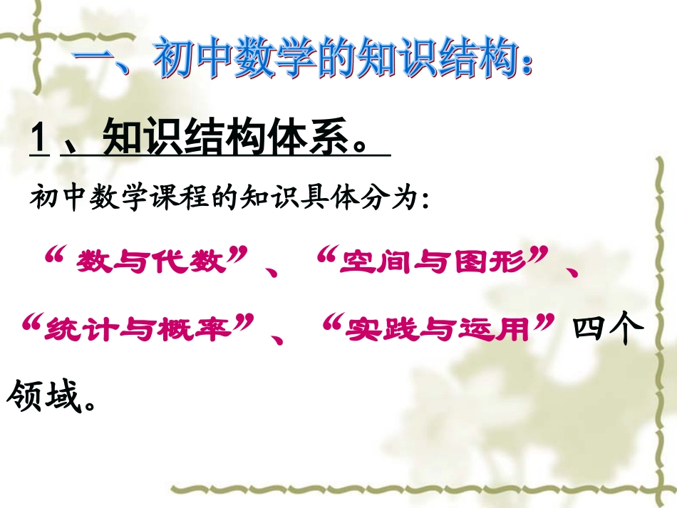 初中数学知识结构图_第2页