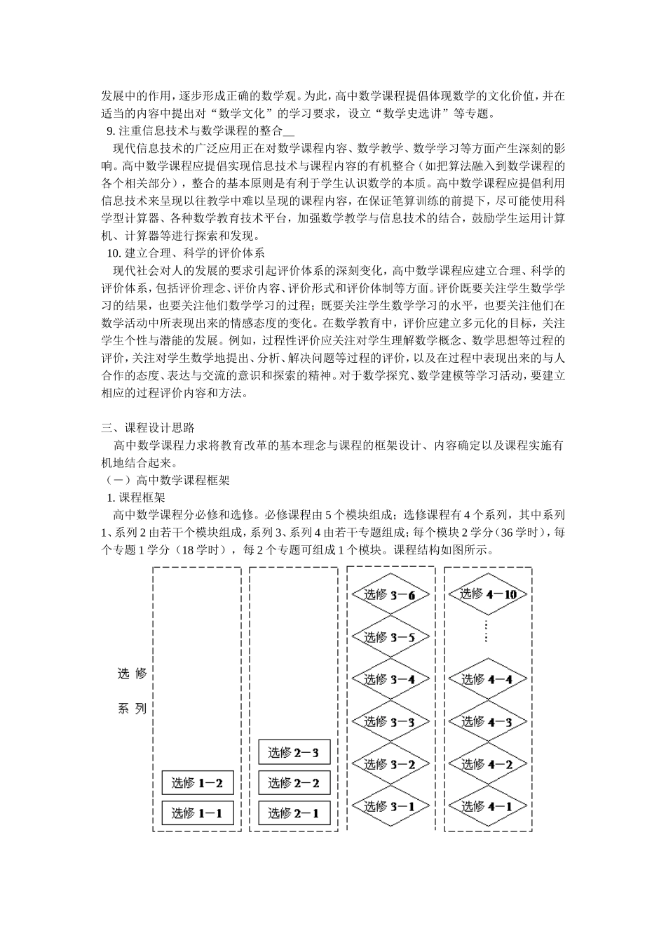 普通高中数学课程标准_第3页