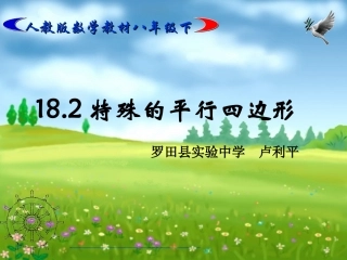 人教版八年级下册特殊的平行四边形正方形课件4
