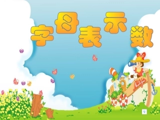 用字母表示数 (6)