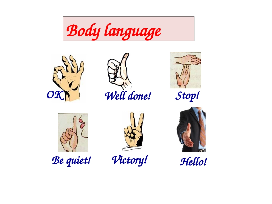 外研版M11BodylanguageU1Theytouchnoses!_第3页