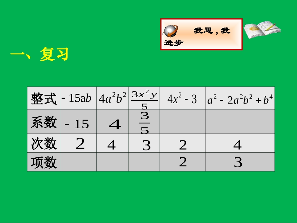新人教版整式的加减_第2页