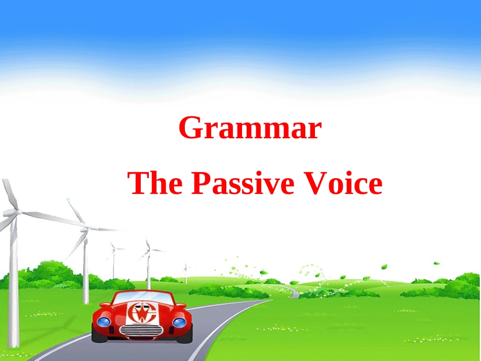 外研版高一年级(必修4)Module4Grammar_第1页
