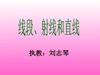 线段、射线、直线 (3)