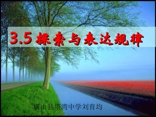 探索与表达规律 (2)