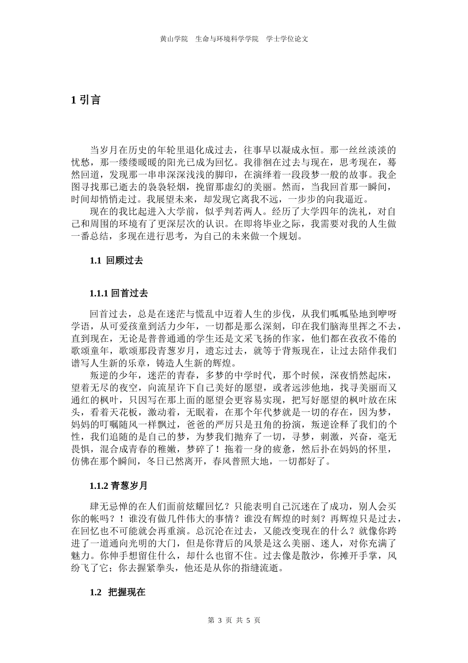 我的过去现在未来范文_第3页