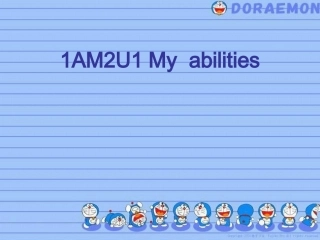 小学一年级英语My_Abilitiesp1