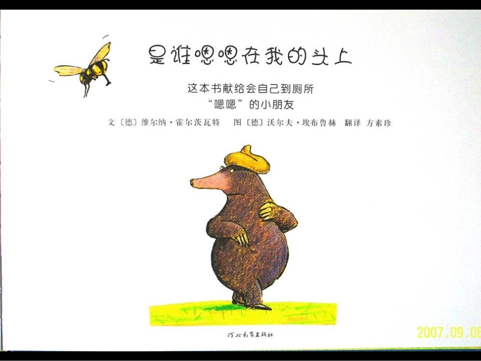 是谁嗯嗯在我头上绘本故事_第2页