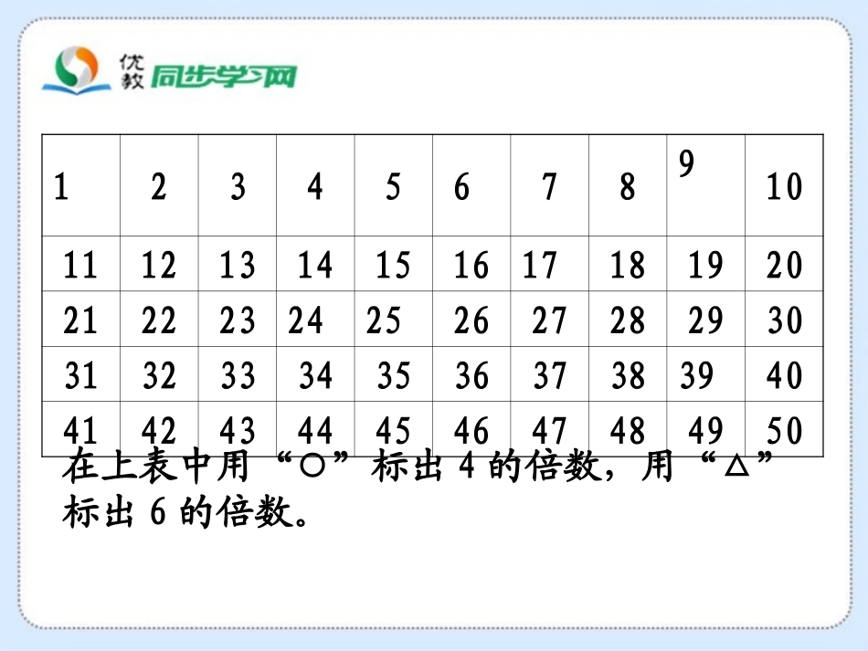 《找最小公倍数》教学课件_第2页