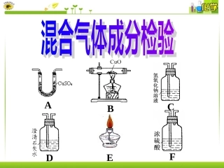 混合气体成分的检验
