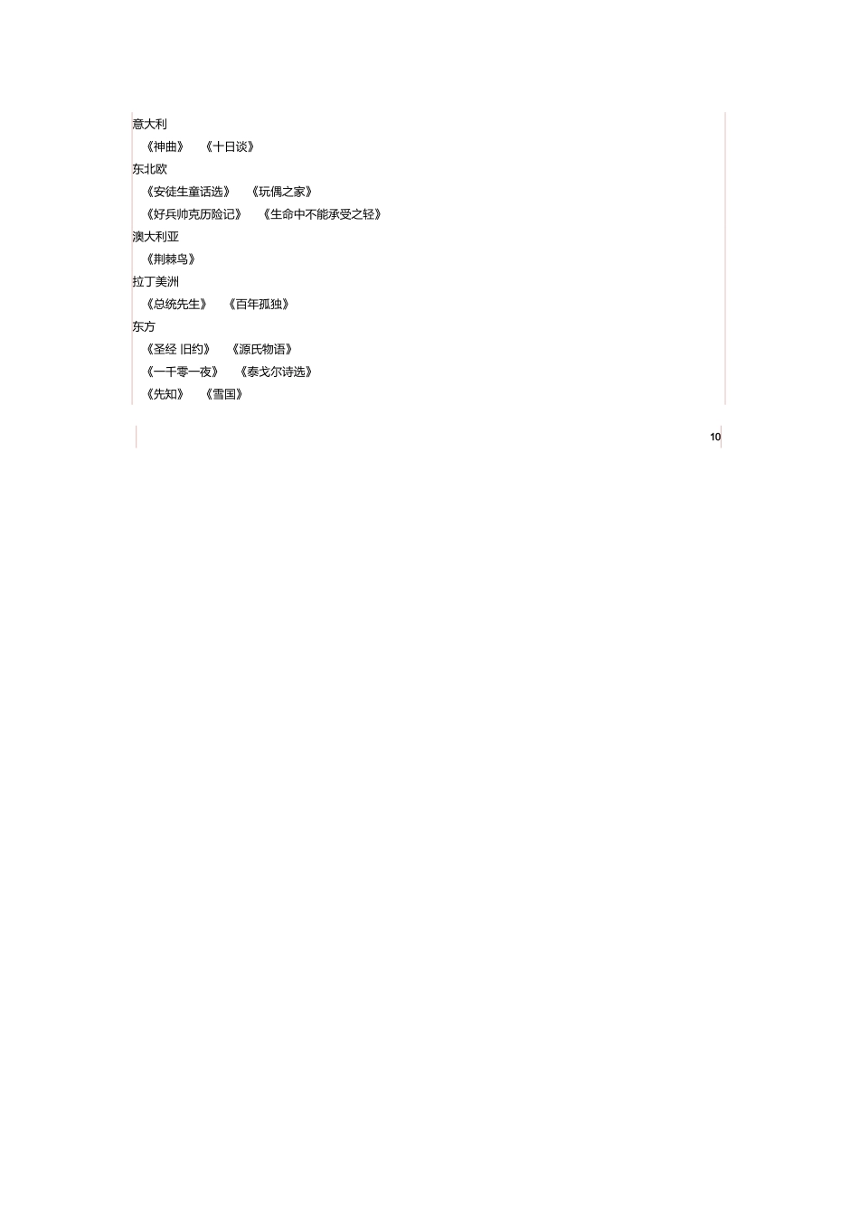 一生中必读的外国名著_第2页