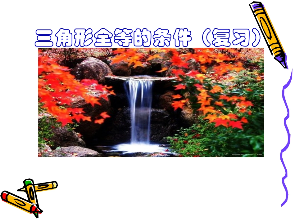 三角形全等复习的条件_第1页