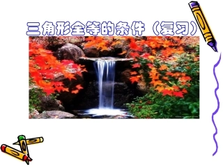 三角形全等复习的条件