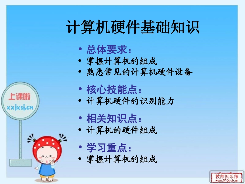 初中信息技术-认识计算机硬件_第1页