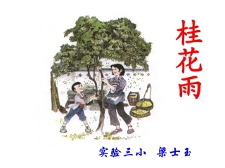 梁士玉《桂花雨》