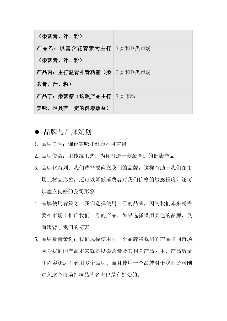 基本产品的营销策划方案_第3页