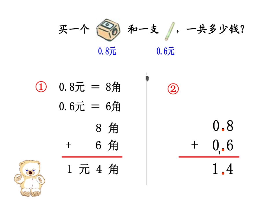 三年级下册简单的小数加减法（小添）_第3页