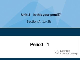 新目标七年级英语上册《Unit3Isthisyourpencil》课件1